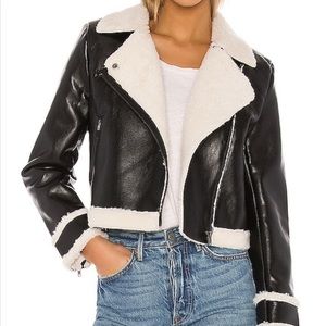 Faux Fur Hunter Moto Jacket